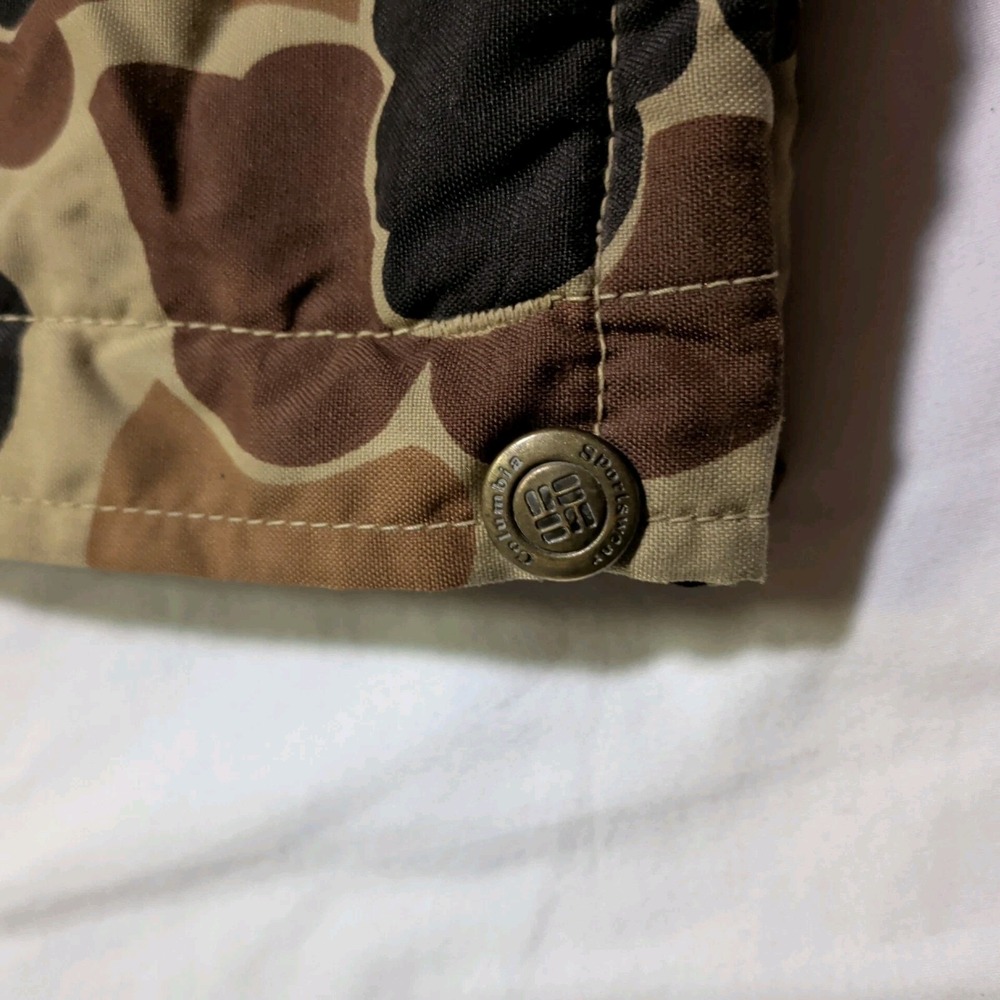 Vintage Columbia Sportswear Bibs Mens Size M Camo Insulated Hunting Overalls - Picture 7 of 13